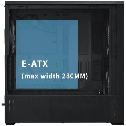 Lian Li LANCOOL 217 INF Black Mid Tower ATX Case 49 217 INF 027a