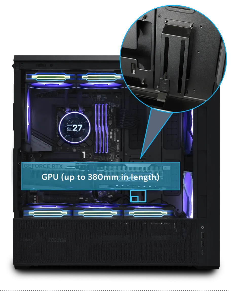 Lian Li LANCOOL 217 INF Black Mid Tower ATX Case 60 217 INF 033