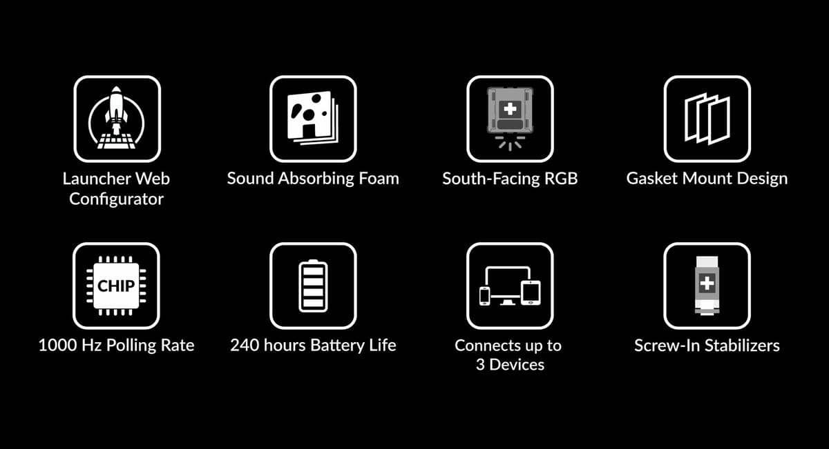 Keychron Black Myth Wukong Deluxe Edition - TTC Golden Pink Switch Gaming Keyboard 34 Black Myth Wukong Wireless Mechanical Keyboard Features