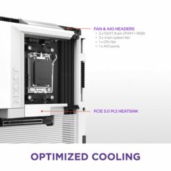 NZXT N7 B850 White ATX Gaming Wi-Fi (N7-B850-W1) Mainboard 13 Etail N7B850 White Carousel F02 EN
