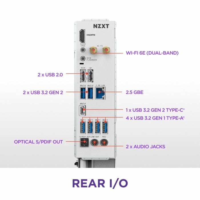 NZXT N7 B850 White ATX Gaming Wi-Fi (N7-B850-W1) Mainboard 6 NZXT N7 B850 White ATX Gaming Wi-Fi (N7-B850-W1) Mainboard