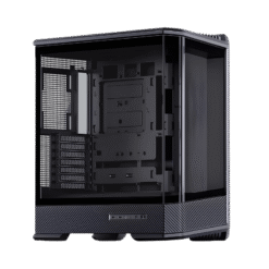 Jonsbo D400 Black Case - ATX, Curved Glass Design, Support BTF