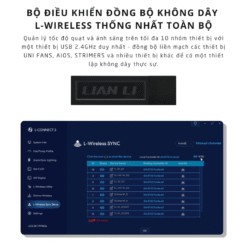 Lian Li UNI FAN CL Wireless 120-3 Triple Black Fan (12CL1W3B) - 3×120 mm, ARGB, FDB, 1x L-Wireless Controller 18 Lian Li UNI FAN CL Wireless 120 3 Triple Black Fan 12CL1W3B pic 5