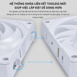 Lian Li UNI FAN CL Wireless 120 3 Triple White Fan 12CL1W3W pic 6