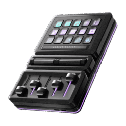 Cooler Master MasterHUB Modular Controller Stream Kit - 15 Keys, Vibrant IPS Display, 5x Fader Module, 2x Roller Module, USB-C