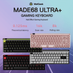 MelGeek MADE68 Ultra Plus 8K Magnetic Switch Keyboard - 65%, Snap Tap, 8K Polling Rate
