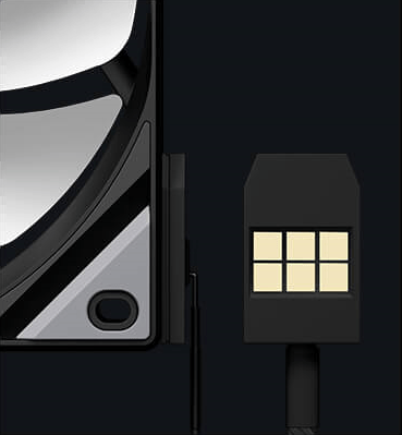 TRYX ROTA SL ARGB 120 Triple Pack Black Fan - Regular Flow, 3x120mm PWM, Daisy Chain Magnetic Connection 15 ROTA SL ARGB Reverse 120 feature 1