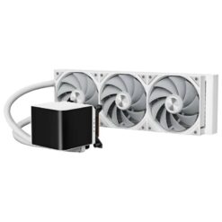 TRYX PANORAMA 360 WHITE AIO Liquid CPU Cooler - 6.5inch curved screen, 360mm radiator, Asetek Adela pump 9 TRYX PANORAMA 360 WHITE picture 3
