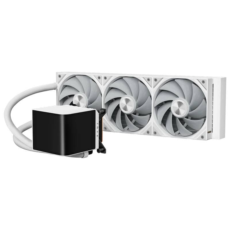 TRYX PANORAMA 360 WHITE AIO Liquid CPU Cooler - 6.5inch curved screen, 360mm radiator, Asetek Adela pump 4 TRYX PANORAMA 360 WHITE AIO Liquid CPU Cooler - 6.5inch curved screen, 360mm radiator, Asetek Adela pump