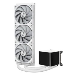 TRYX PANORAMA 360 WHITE AIO Liquid CPU Cooler - 6.5inch curved screen, 360mm radiator, Asetek Adela pump 10 TRYX PANORAMA 360 WHITE picture 4