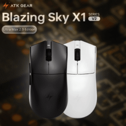 ATK Blazing Sky X1 V2 Ultra Max (8K dongle included) Gaming Mouse - 3 modes, Omron D2FP, PAW3395 Ultra Sensor, Wireless 8000Hz, 800mAh