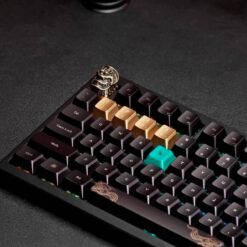 Keychron Black Myth Wukong Deluxe Edition - TTC Golden Pink Switch Gaming Keyboard 17 ban phim co khong day keychron black myth wukong deluxe edition rgb hotswap ttc sw 06