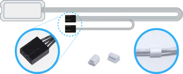 Lian Li UNI FAN CL Wireless 120-3 Triple Black Fan (12CL1W3B) - 3×120 mm, ARGB, FDB, 1x L-Wireless Controller 37 cl w main 10 600x243 1