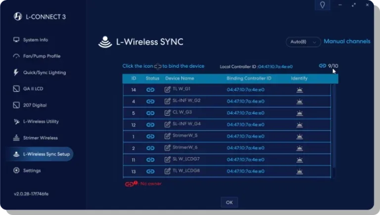 Lian Li UNI FAN CL Wireless 120-3 Triple Black Fan (12CL1W3B) - 3×120 mm, ARGB, FDB, 1x L-Wireless Controller 39 cl w main 12 768x435 1