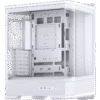 Jonsbo D400 White Case - ATX, Curved Glass Design, Support BTF