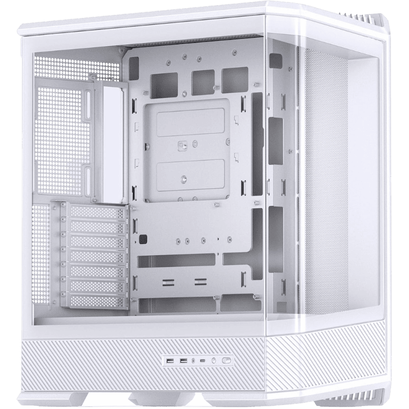 Jonsbo D400 White Case - ATX, Curved Glass Design, Support BTF 1 Jonsbo D400 White Case - ATX, Curved Glass Design, Support BTF
