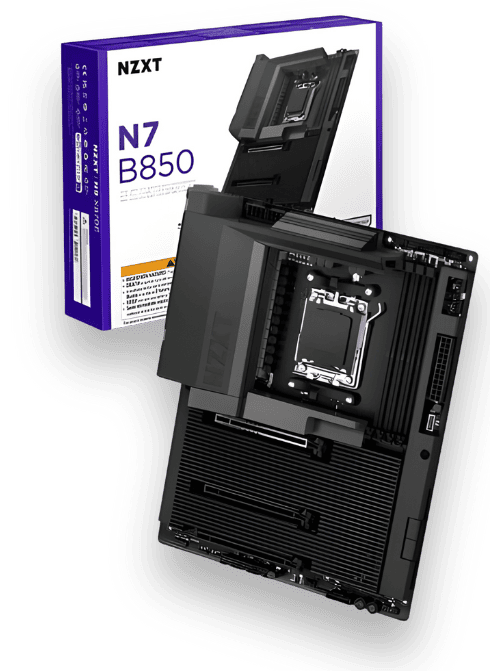 NZXT N7 B850 White ATX Gaming Wi-Fi (N7-B850-W1) Mainboard 27 inthebox 5