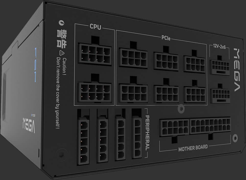 FSP MEGA TI 1650W ATX12V v3.1, PCIe 5.1 (12V-2x6), 80 PLUS Titanium, EPS12V v2.92 PSU 21 s07 psu
