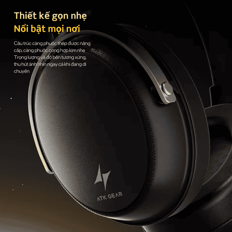 ATK Neptune N9 Pro Esports Gaming Wireless Headset - Noise-canceling, 4 modes, 130h Battery 8 ATK Neptune N9 Pro Esports Gaming Wireless Headset - Noise-canceling, 4 modes, 130h Battery