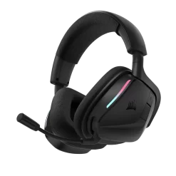 CORSAIR VOID Wireless V2 Carbon Gaming Headset - 2.4GHz wireless, Bluetooth, 50mm driver, 70H battery, Crystal clear microphone