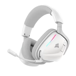 CORSAIR VOID Wireless V2 White Gaming Headset - 2.4GHz wireless, Bluetooth, 50mm driver, 70H battery, Crystal clear microphone