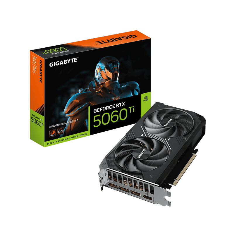 GIGABYTE GeForce RTX 5060Ti WINDFORCE MAX OC 16G (GV-N506TWF2MAX OC-16GD) Graphics Card 1 GIGABYTE GeForce RTX 5060Ti WINDFORCE MAX OC 16G (GV-N506TWF2MAX OC-16GD) Graphics Card