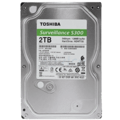 Toshiba 2TB S300 Surveillance (HDWT720UZSVA) HDD - 3.5 inch, 5400 RPM, 128MB Cache, Sata III