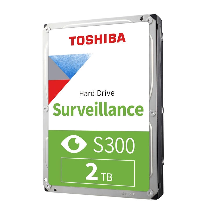 Toshiba 2TB S300 Surveillance (HDWT720UZSVA) HDD - 3.5 inch, 5400 RPM, 128MB Cache, Sata III 3 Toshiba 2TB S300 Surveillance (HDWT720UZSVA) HDD - 3.5 inch, 5400 RPM, 128MB Cache, Sata III