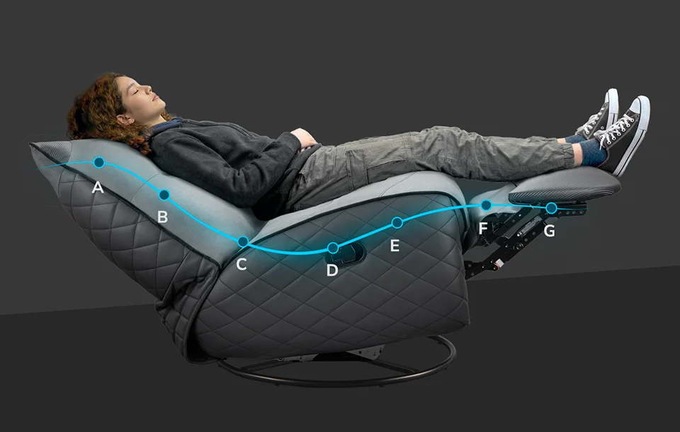 Cougar OVERLORD NEO Gaming Sofa Chair - Leather-like fabric + PVC leatherette, Grey Black, 150kg weight support 40 OVERLORD NEO Body Specific Support m 3