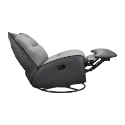 Cougar OVERLORD NEO Gaming Sofa Chair - Leather-like fabric + PVC leatherette, Grey Black, 150kg weight support 29 Overlord Neo 1230 11