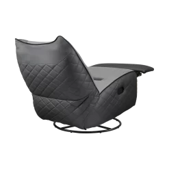 Cougar OVERLORD NEO Gaming Sofa Chair - Leather-like fabric + PVC leatherette, Grey Black, 150kg weight support 23 Overlord Neo 1230 5