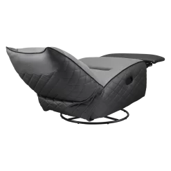 Cougar OVERLORD NEO Gaming Sofa Chair - Leather-like fabric + PVC leatherette, Grey Black, 150kg weight support 24 Overlord Neo 1230 6