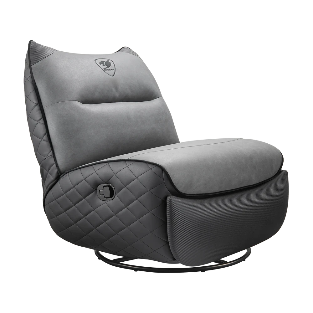 Cougar OVERLORD NEO Gaming Sofa Chair - Leather-like fabric + PVC leatherette, Grey Black, 150kg weight support 10 Cougar OVERLORD NEO Gaming Sofa Chair - Leather-like fabric + PVC leatherette, Grey Black, 150kg weight support