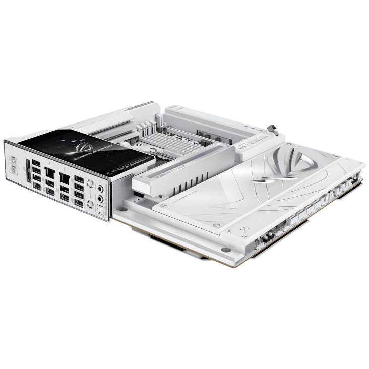 ASUS ROG CROSSHAIR X870E GLACIAL WHITE Mainboard 12 ASUS ROG CROSSHAIR X870E GLACIAL WHITE Mainboard