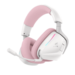CORSAIR VOID Wireless V2 Pink Gaming Headset - 2.4GHz wireless, Bluetooth, 50mm driver, 70H battery, Crystal clear microphone