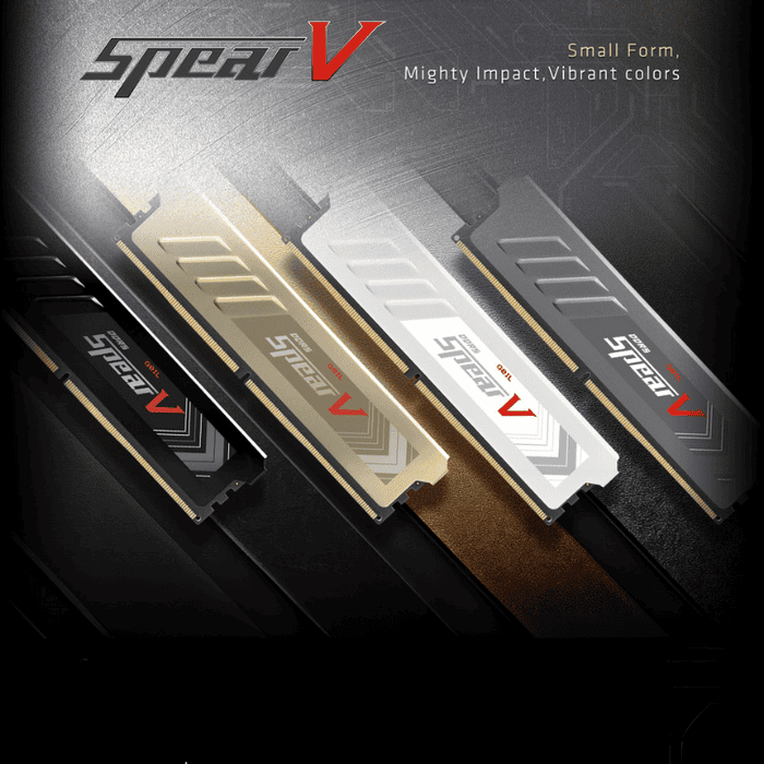 GEIL Spear V Black 16GB (1x16GB) DDR5 Memory Kit - 5200Mhz CL38 (GASB516GB5200C38BSC) 3 GEIL Spear V Black 16GB (1x16GB) DDR5 Memory Kit - 5200Mhz CL38 (GASB516GB5200C38BSC)