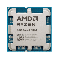 AMD Ryzen 9 9900X Tray Processor - 12C24T, 4.4GHz Up to 5.6GHz, 76MB Cache, PCIe 5.0, Zen 5 Granite Ridge AM5, 120W TDP, AMD Radeon™ Graphics