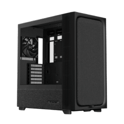 TRYX FLOVA F50 Black Mid-Tower ATX Case, Fabric Finish, TCF Cross-Flow Fan