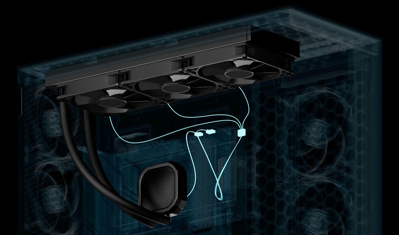 Liquid Freezer III Pro Kabelmanagement LFIII Pro Fremdprodukt Black