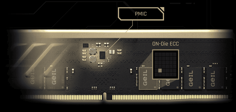 GEIL Spear V Black 16GB (1x16GB) DDR5 Memory Kit - 5200Mhz CL38 (GASB516GB5200C38BSC) 12 page 3
