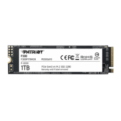 PATRIOT P300 1TB (P300P1TBM28) - M.2 2280 NVME PCIe GEN 3×4  SSD