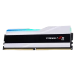 G.Skill Trident Z5 RGB White 16GB (1x16GB) DDR5 Memory Kit - Intel XMP 3.0 & AMD EXPO, 6000MHz CL36 (F5-6000J3636F16GX1-TZ5RW)